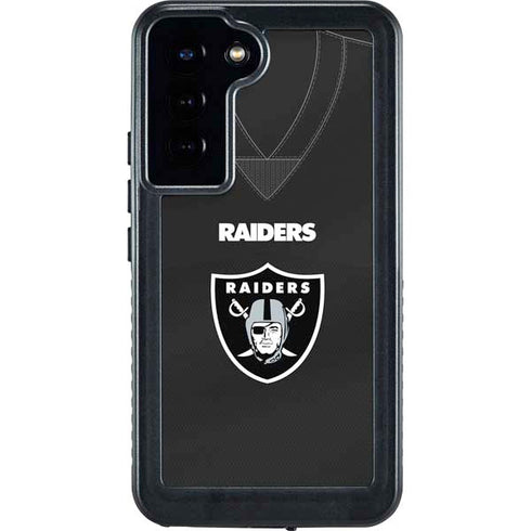 NFL Las Vegas Raiders Team Jersey Galaxy S24 Plus Waterproof Case